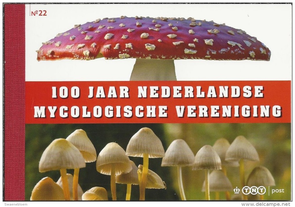 Pz.- 100 Jaar Nederlandse Mycologische Vereniging. Prestige Boekje No. 22. 2 Scans. Paddenstoelen. - Ungebraucht