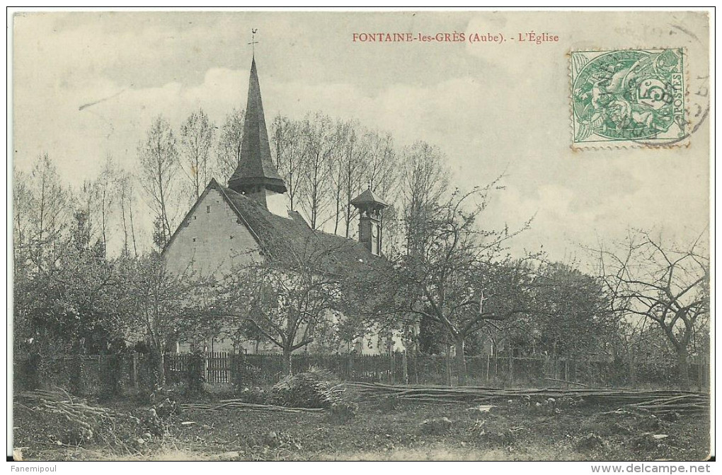 FONTAINE-LES-GRÈS.  L'Église - Sonstige & Ohne Zuordnung