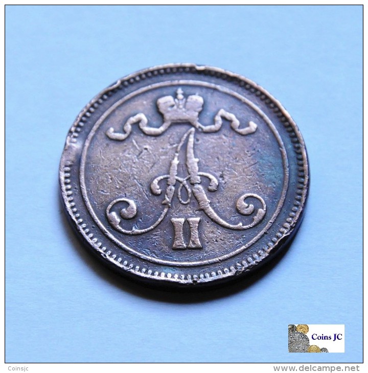 Finlandia - 10 Pennia - 1867 - Finlande