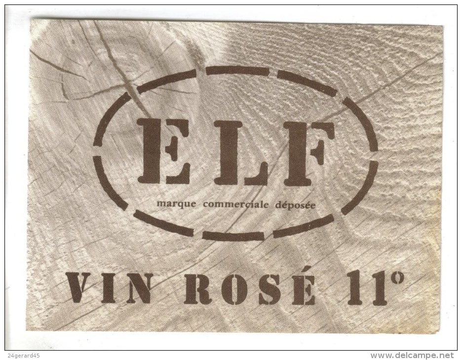 LOT 4 ETIQUETTES BOUTEILLE VIN ELF ESTOS (Pyrénées Atlantiques) - Rouge Supérieur 11°,Rosé 11°, Rigoulet 9,5°, Rosé MAY - Collections & Sets