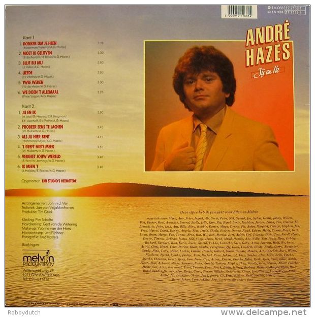 * LP *  ANDRE HAZES - JIJ EN IK (Holland 1984 EX-!!!) - Other - Dutch Music