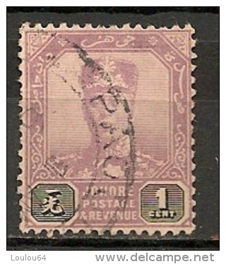 Timbres - Grande-Bretagne (ex-colonies Et Protectorats) - Malaisie - Johore - 1921 - 10 Cents - - Johore