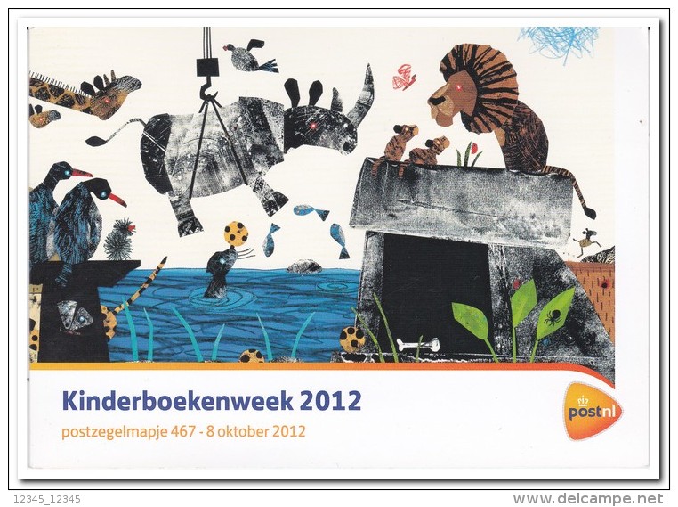Nederland 2012, Postfris MNH, Folder 467, Childrens Book Week - Unused Stamps