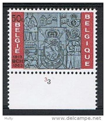 Belgie OCB 1271 (**) Met Plaatnummer 3. - 1961-1970