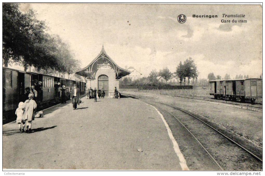 Beringen Beeringen 1 CP  Tramstatie    Tram  à Vapeur  Stoomtram - Beringen