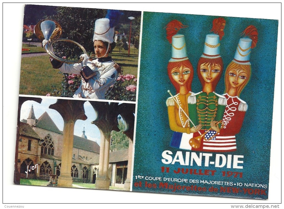 V 620 SAINT-DIE  1ERE COUPE D EUROPE DES MAJORETTES 1971 - Saint Die