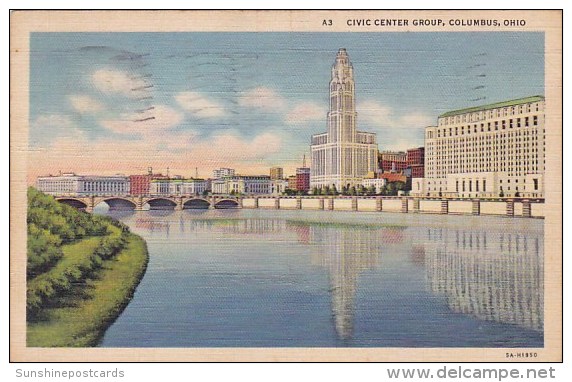 Civic Center Group Columbus Ohio 1937 - Columbus