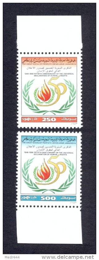 Libya 2002 - Stamps -  The 50th Anniversary Of Universal Declaration Of Human Rights - Libya