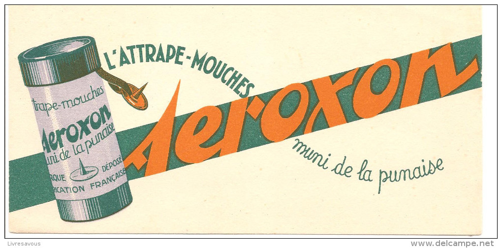 Buvard AEROXON L'attrape Mouches Muni De La Punaise - Potages & Sauces