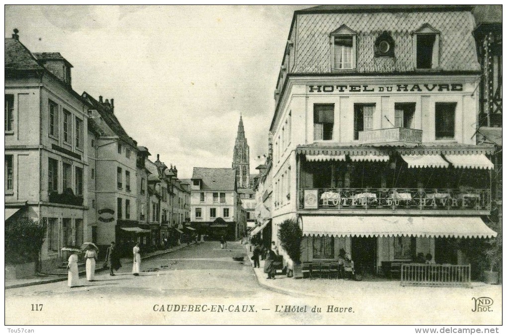 CAUDEBEC EN CAUX - SEINE-MARITIME (76) - CPA ANIMEE. - Caudebec-en-Caux