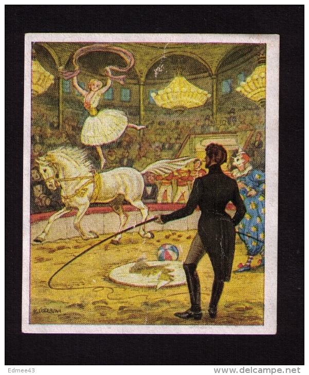 Image " Deutsche Kultur Bilder ", 1934, Sammelwerk N°9, Bild N°241, Gruppe 34, Cirque, Cavalière - Au Bon Marché