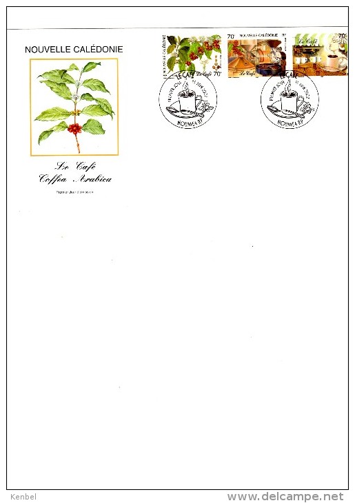 Enveloppe 1er Jour, Café, Fleurs, Fruit, Tasse, Torréfaction.Dessin Et Couleurs Magnifiques. 2002 - Covers & Documents
