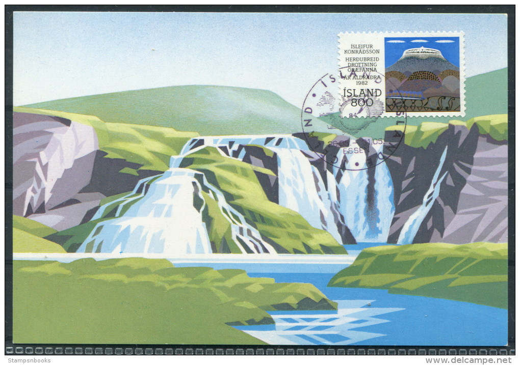 Iceland Waterfalls Maxicard - Maximumkaarten