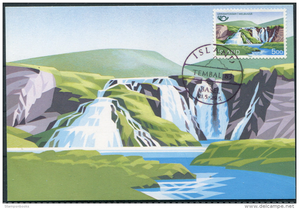 Iceland Waterfalls Europa Maxicard - Maximumkaarten
