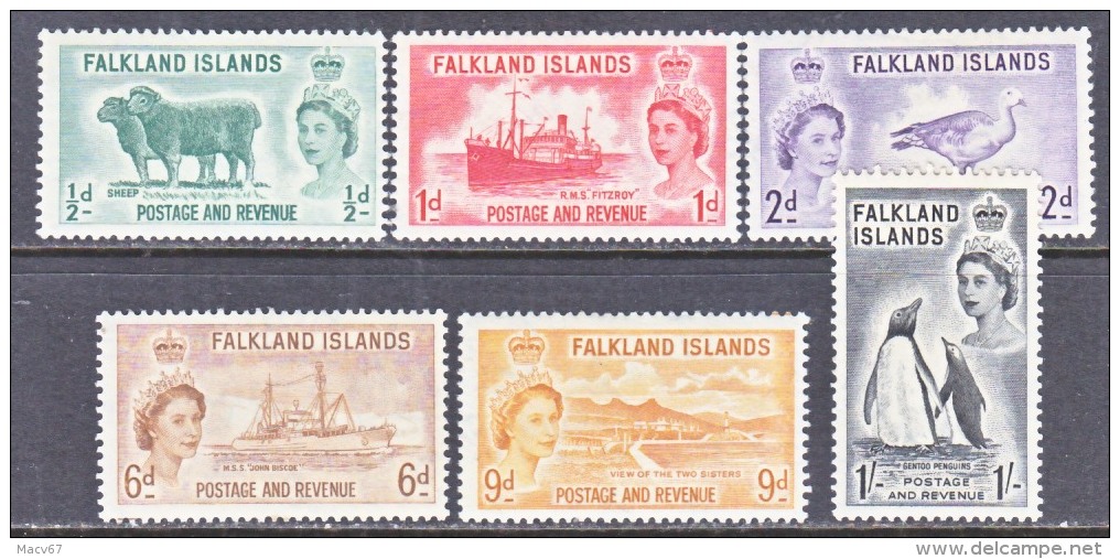 FALKLAND  ISLANDS 122-7   * - Falkland Islands