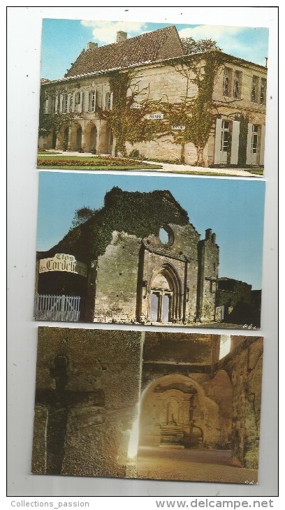 Cp , 33 , SAINT EMILION , Ed : Chatagneau , 6 Scans , LOT DE 8 CARTES POSTALES - 5 - 99 Postcards