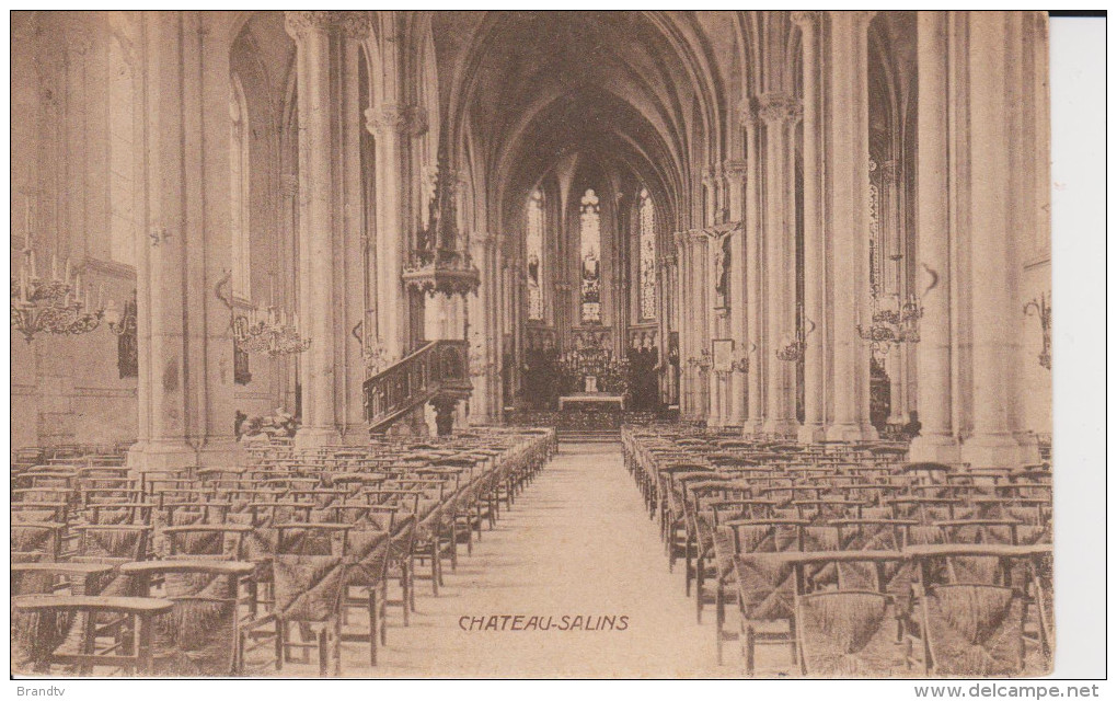 Interieur De L' Eglise - Chateau Salins