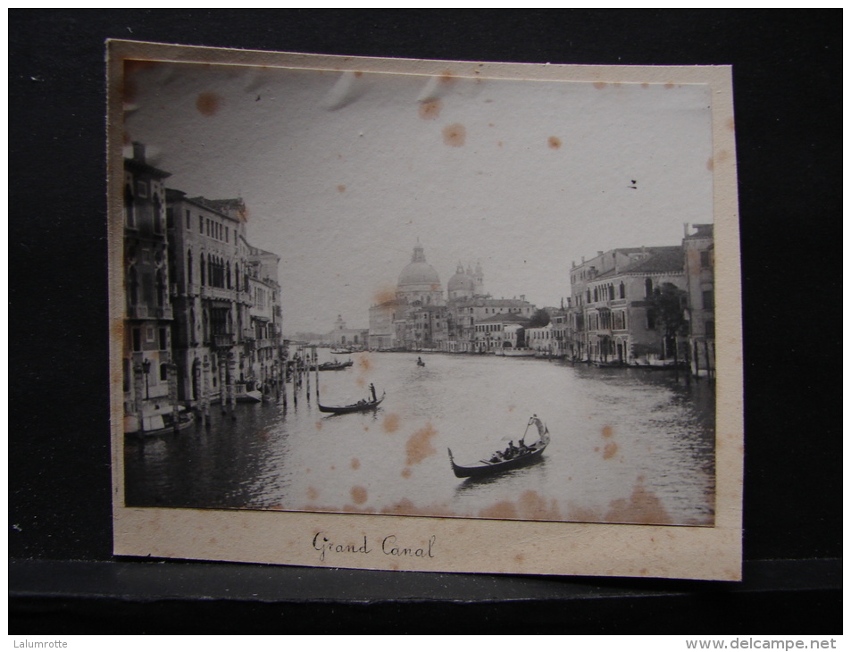 AF. Photo. 48. Ancienne Photo Du Grand Canal à Venise - Lieux
