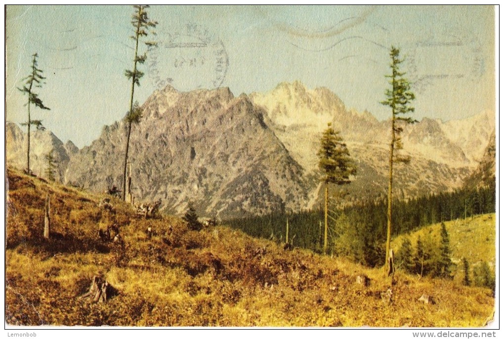 Slovakia, Tatra National Park, Kopky, Vysoka, Zlobiva, 1963 Used Postcard [14365] - Slovakia
