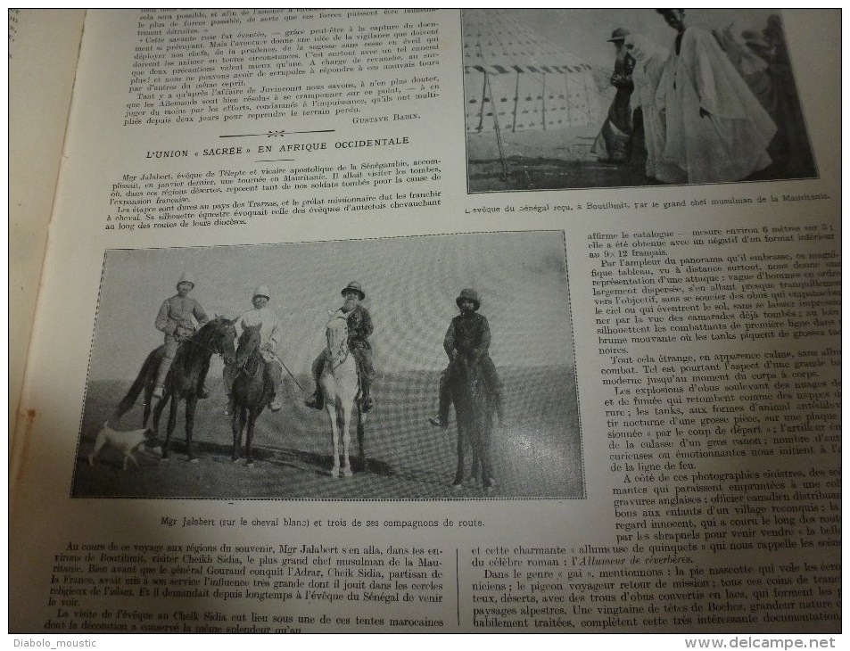 1917 ;La CLOCHE;BIG WAR PHOTO;Brescia,Verone,Piave,Moulin Della Sega;Mariés FRANCO-US Vitrimont;CANADA En Nos Forêts - L'Illustration