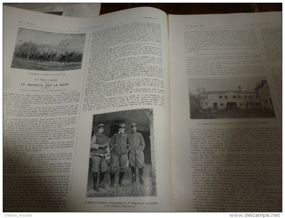 1917 ;La CLOCHE;BIG WAR PHOTO;Brescia,Verone,Piave,Moulin della Sega;Mariés FRANCO-US Vitrimont;CANADA en nos forêts