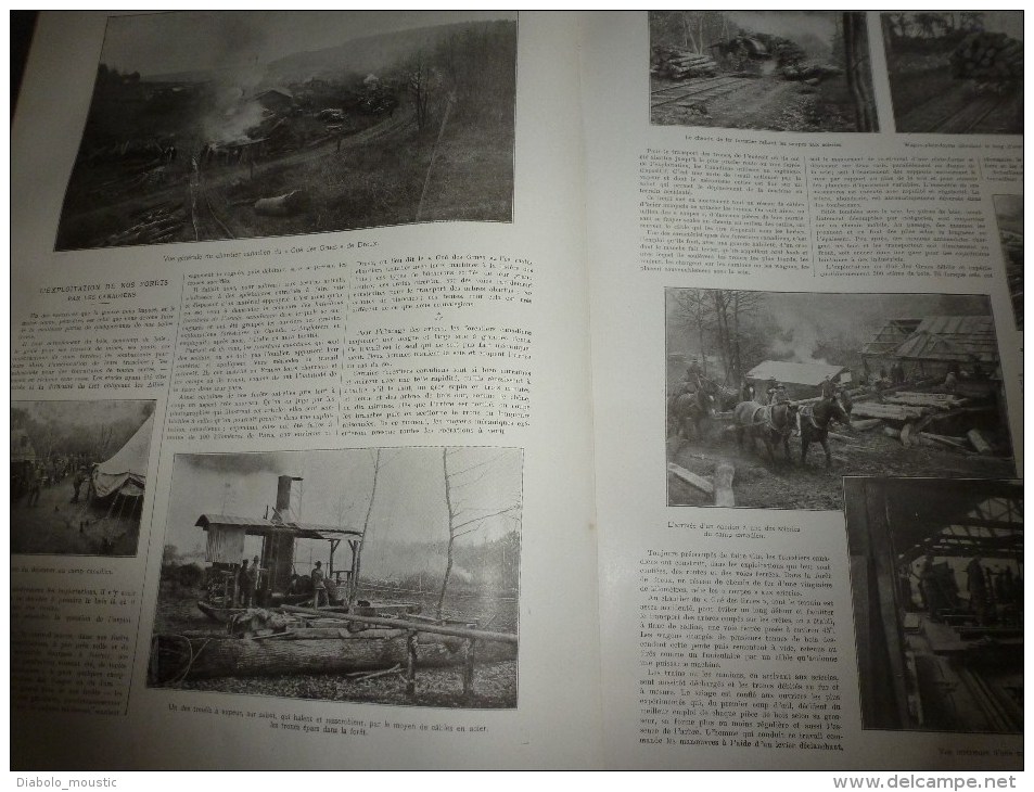1917 ;La CLOCHE;BIG WAR PHOTO;Brescia,Verone,Piave,Moulin della Sega;Mariés FRANCO-US Vitrimont;CANADA en nos forêts