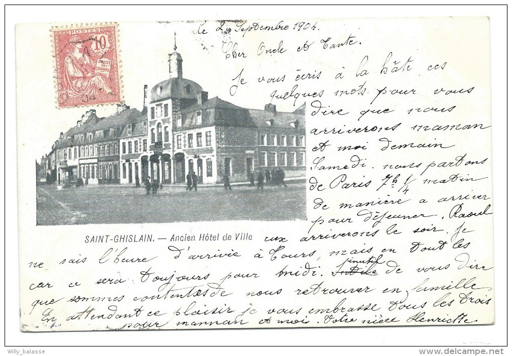 Carte Postale - SAINT GHISLAIN - Ancien Hôtel De Ville - CPA  // - Saint-Ghislain