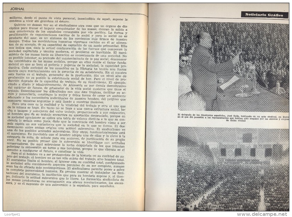 Magazine Revue Tijdschrift Jornal - Organo De Difusion Sindicalista - Nr 70 - Especial Expo Brussel 1958 - Autres & Non Classés