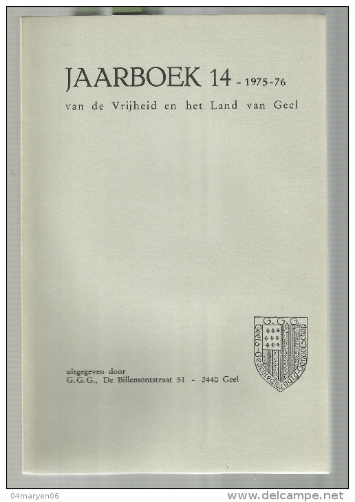 -*GEEL.   *.""" JAARBOEK  14  "" 1975-76 - Geel