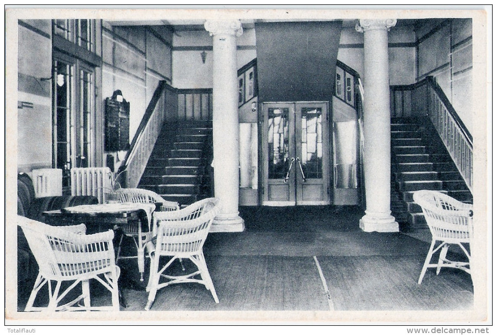 BAD DOBERAN Hotel Kurhaus Innen 23.9.1933 Gelaufen Fernspr. 4 Vestibül - Bad Doberan