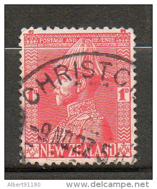 N ZELANDE 1s Rouge  1907-09  N°132 - Used Stamps