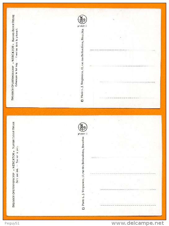 Force Navale Belge. Lot de 12 cartes. Voir description