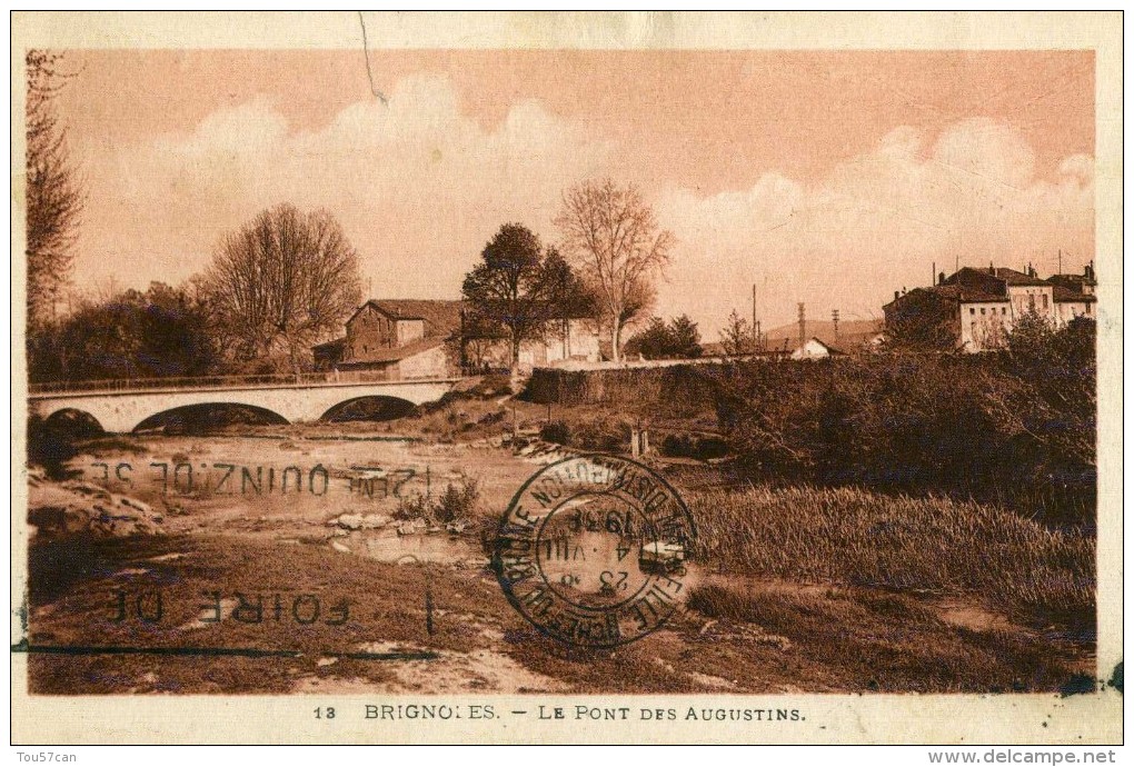 BRIGNOLES - VAR (83) - CPA  CLICHE PEU COURANT DE 1938. - Brignoles