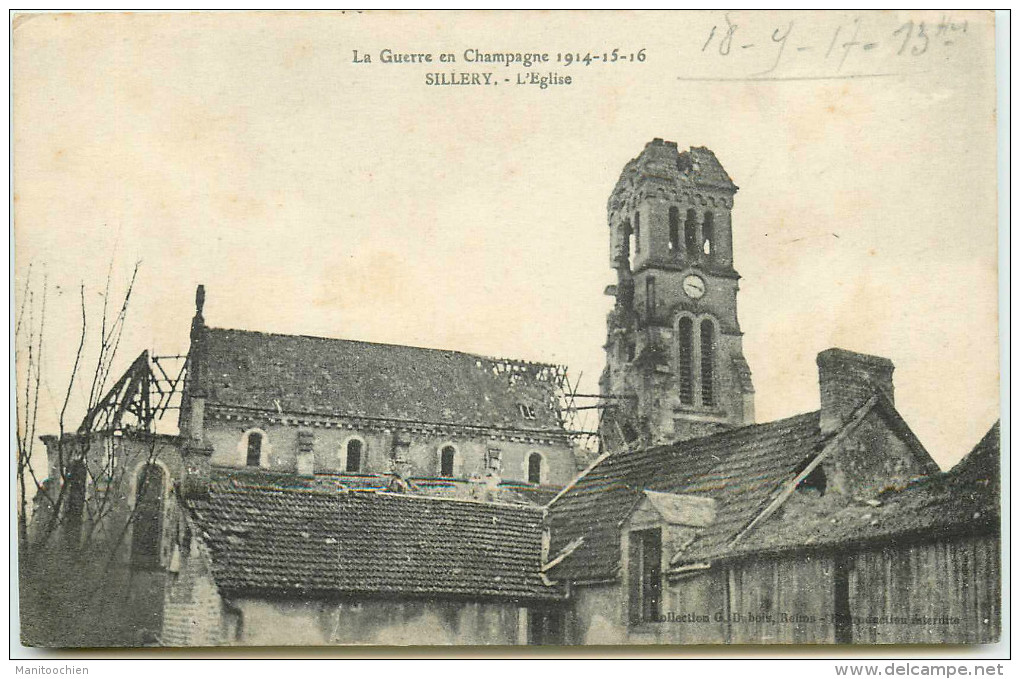 DEP 51 SILLERY RUINES DE L'EGLISE - Sillery