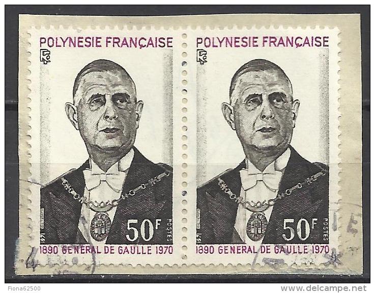 POLYNESIE FRANCAISE . N° :  90 EN PAIRE HORIZONTALE . - Used Stamps
