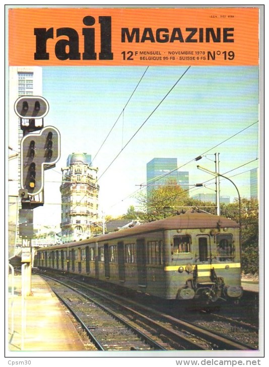 Rail Mag N° 019 Nov 78, TGV; St Lazare; TGV 260; Marc De Caso; Thionville-Mohon; 2901-2902; BB 16500; 4 Photo Au Centre - Trains