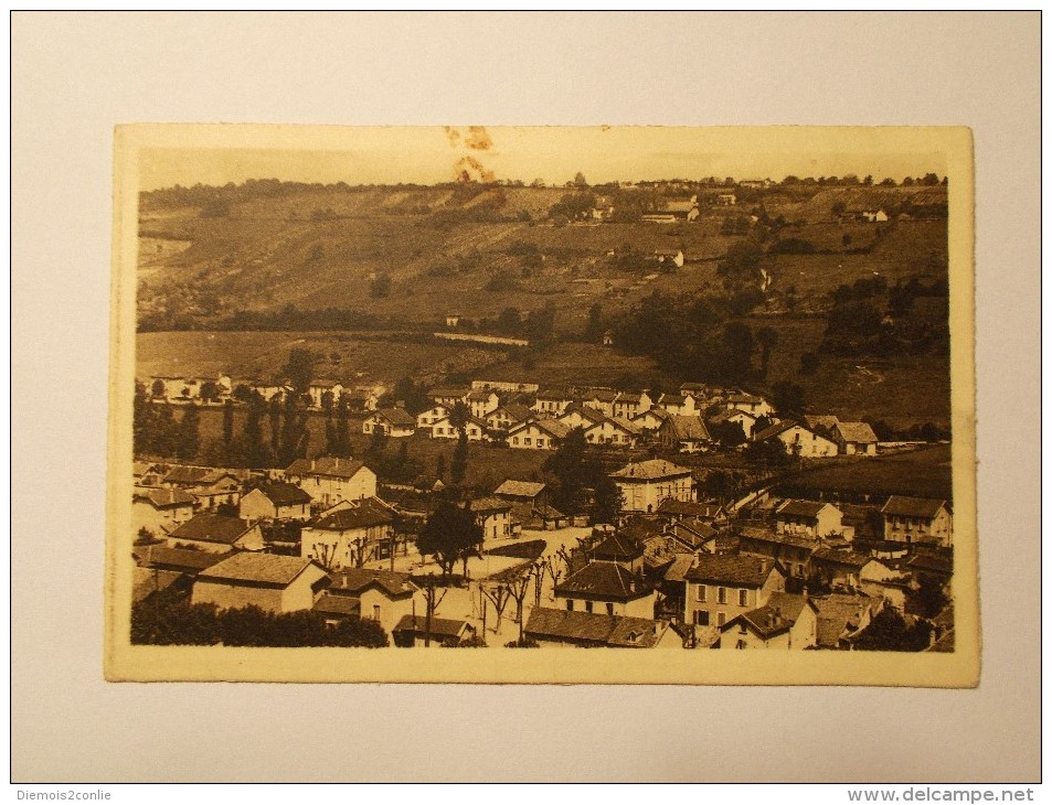 Carte Postale - LA TOUR DU PIN (38) - Vue D Ensemble Sur La Partie Nord De La Ville (1737) - La Tour-du-Pin