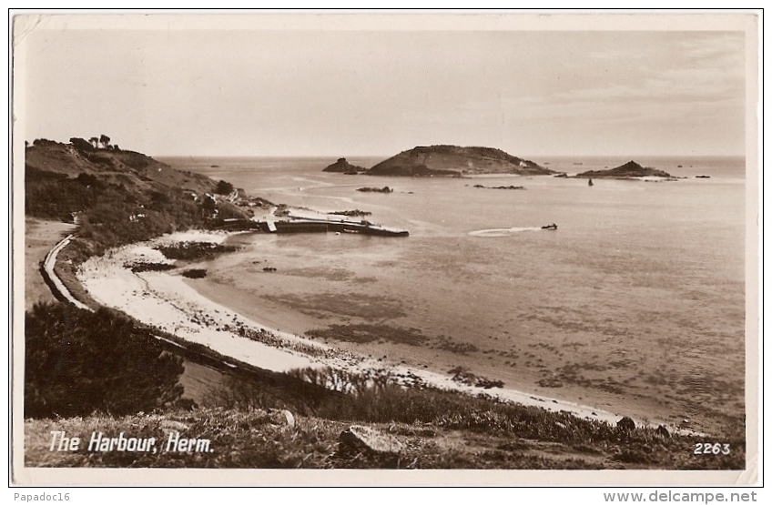 GB - The Harbour, Herm - Genuine Photograph  By Photo-Precision N° 2263 (circ. 1949) - [Guernsey] - Guernsey