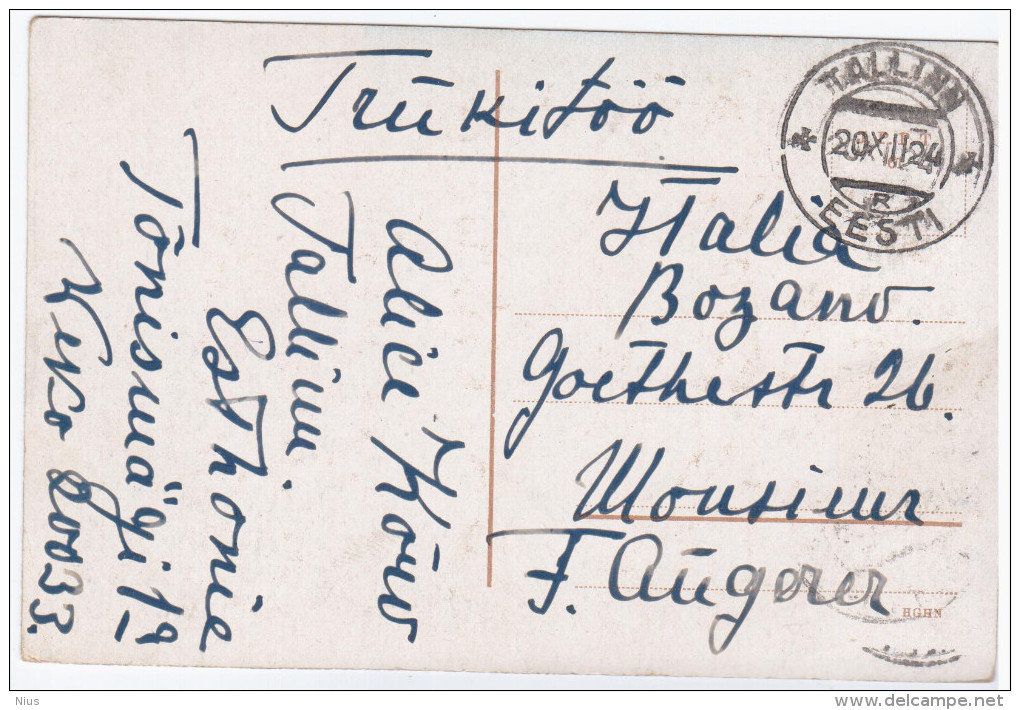 Estonia Germany 1924, Reval Tallinn - Estonia