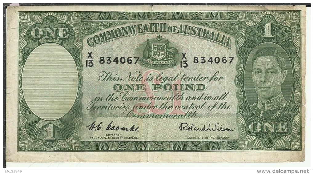 B 364A - ONE POUND  1952 - 1938-52