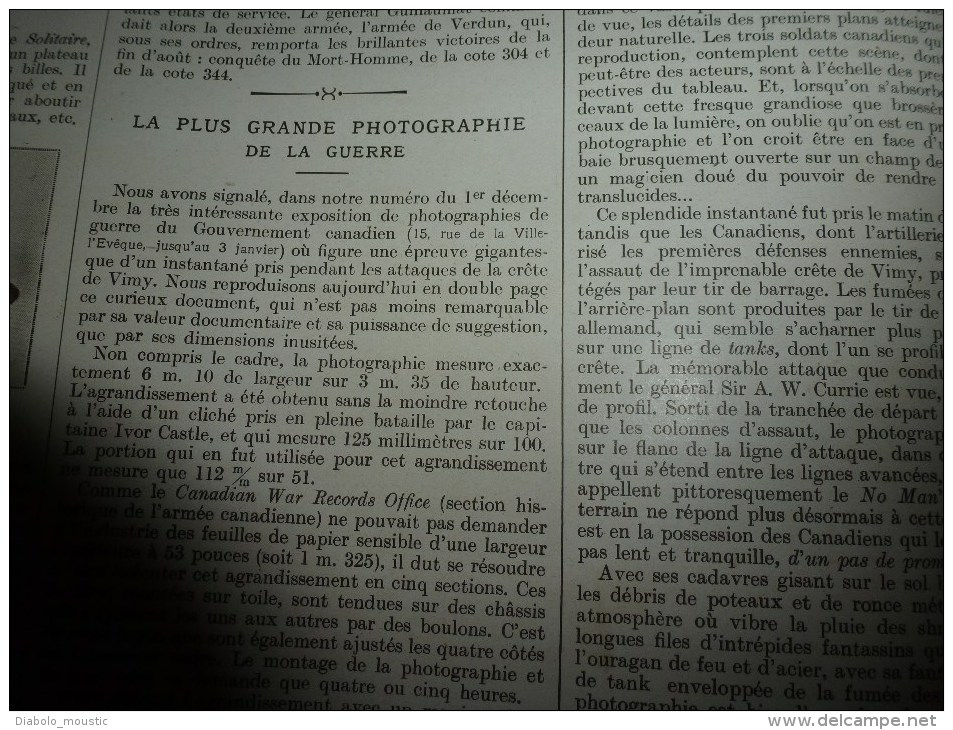 1917:Soldat US;Front italien;Belem;Entre Campos;Etrennes-soldat-aveugle;PHOTO-GUERRE géante;RUSSIE-REVOLUTION;Caillaux