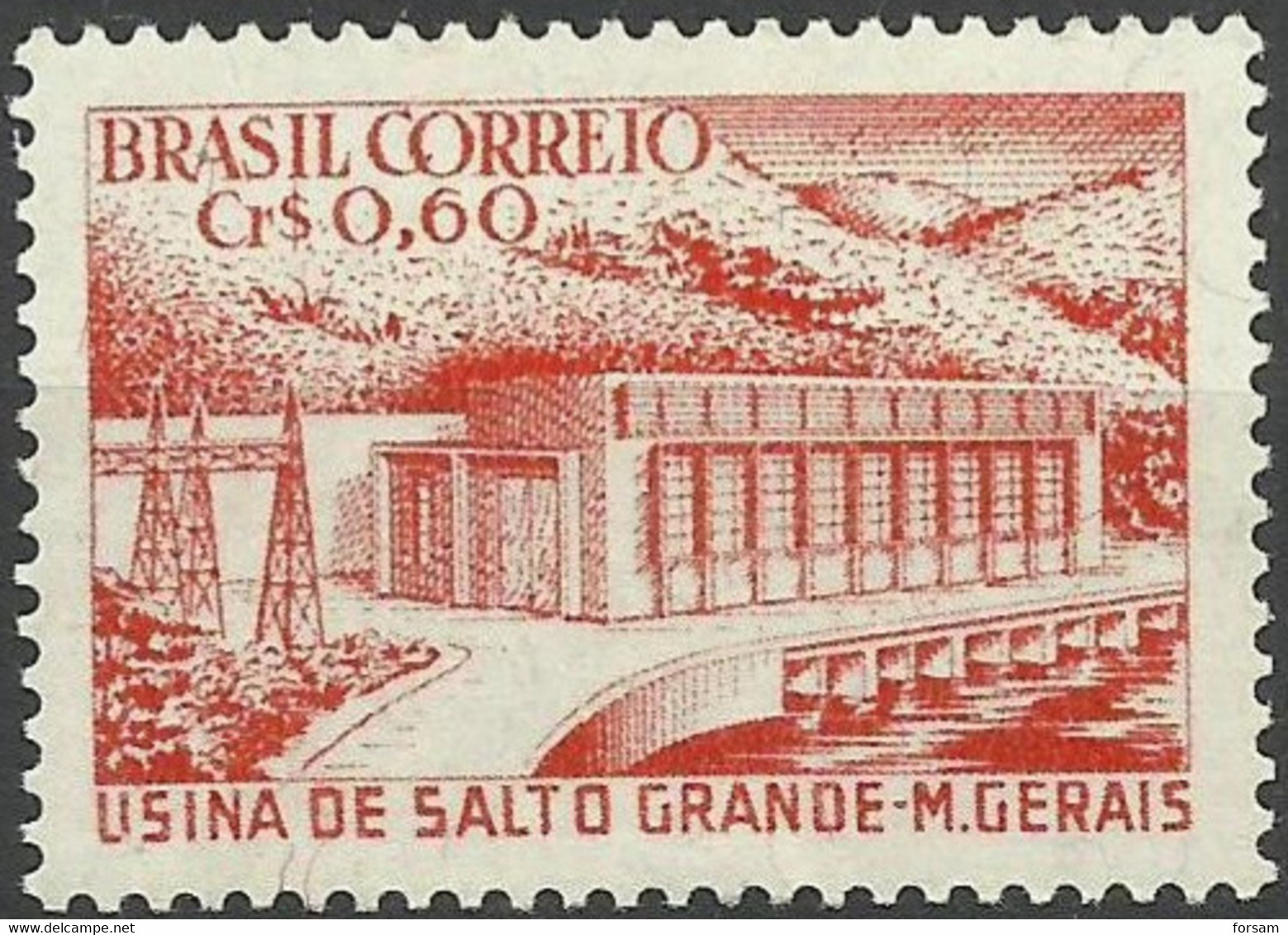 BRAZIL..1956..Michel # 889...MLH. - Unused Stamps