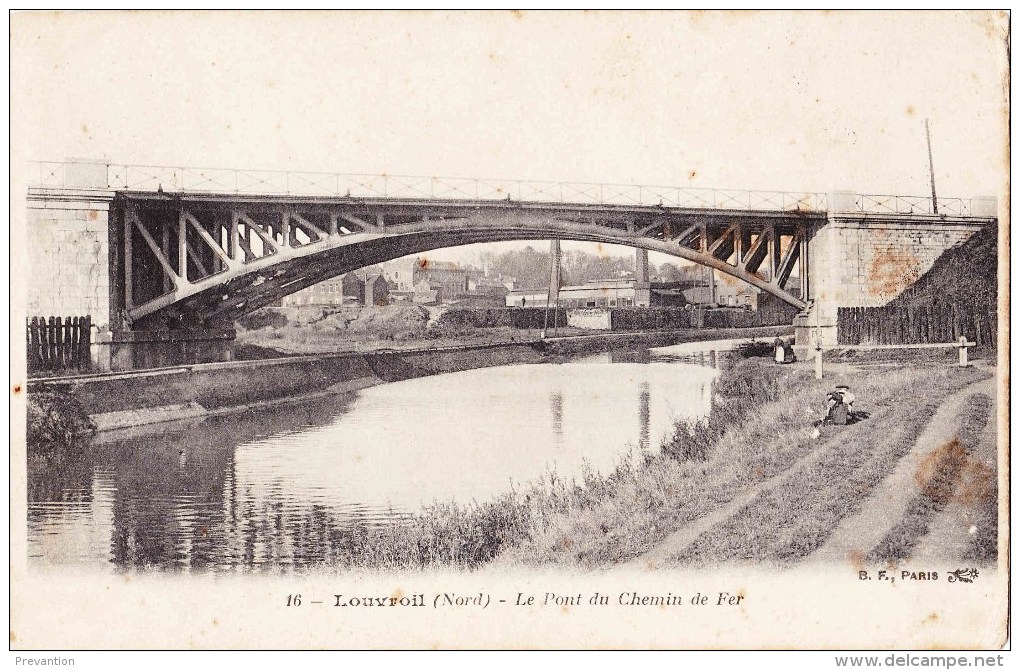LOUVROIL (Nord) - Le Pont Du Chemin De Fer - Louvroil