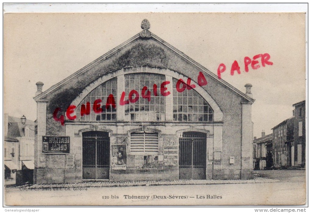 79 - THENEZAY - LES HALLES - Thenezay