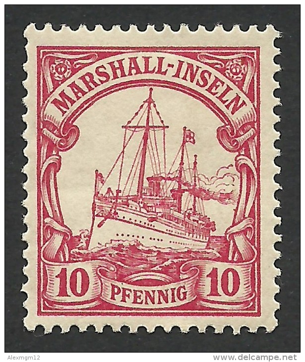 Marshall Islands, 10 Pf.  1901, Sc # 15, Mi # 15, MH - Marshall Islands