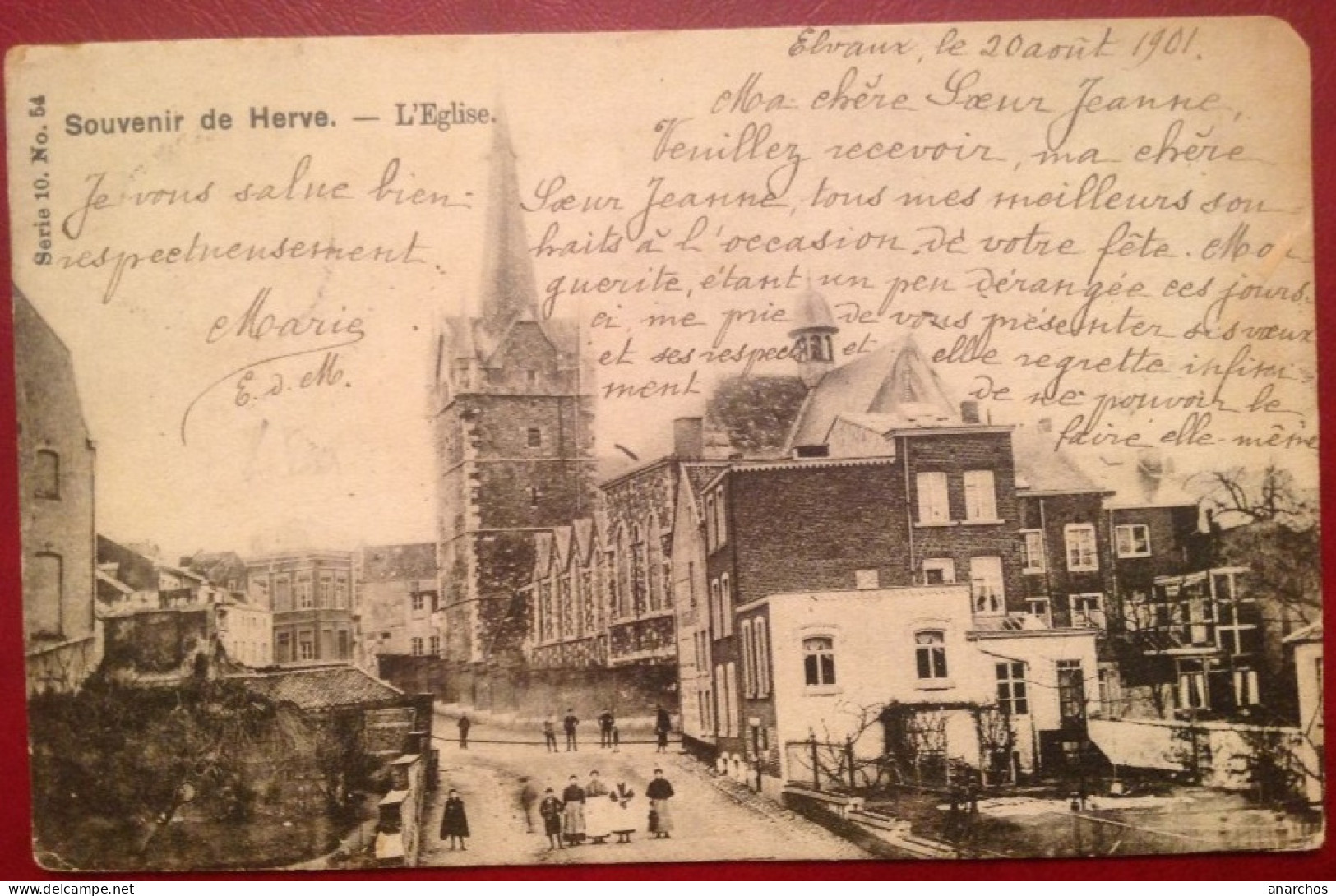 Belgique HERVE Souvenir De L'Eglise DND - Herve