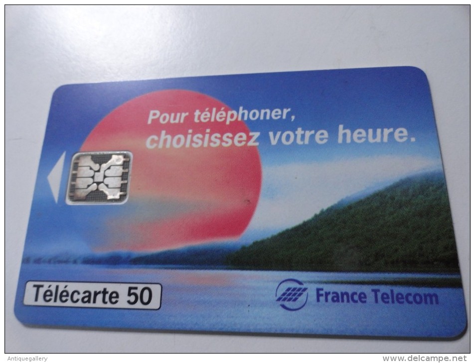 RARE : DECALAGE SUR SOLEIL ROUGE 2 SC5 50U USED CARD - Variétés