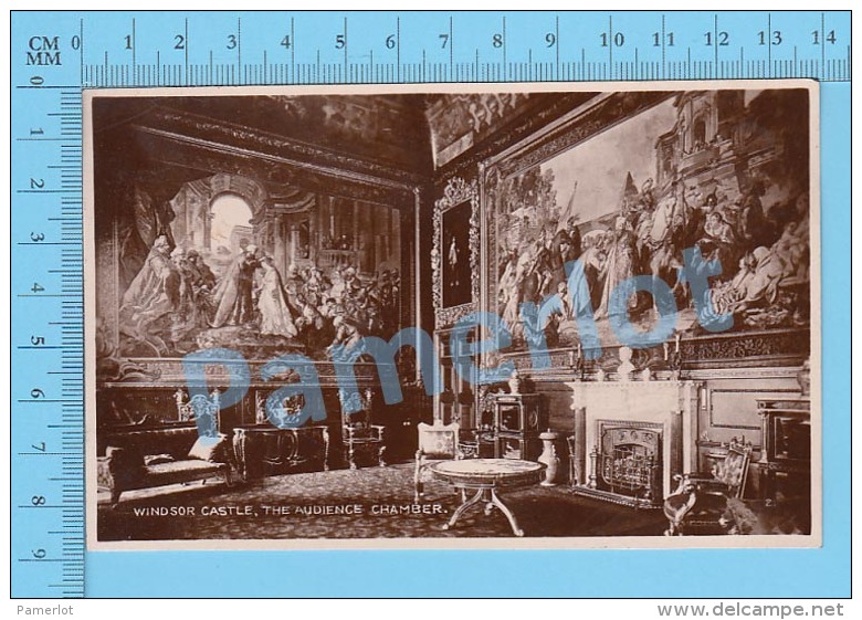 CPA Photo ( Windsor Castle Audience Chamber ) Post Card Carte Postale Recto/verso - Windsor