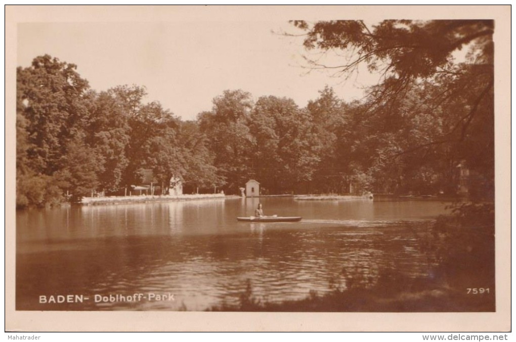 Austria Baden Doblhoff-Park  1940s - Baden Bei Wien