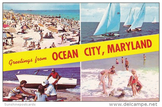 Multiples Greetings From Ocean City Maryland - Ocean City